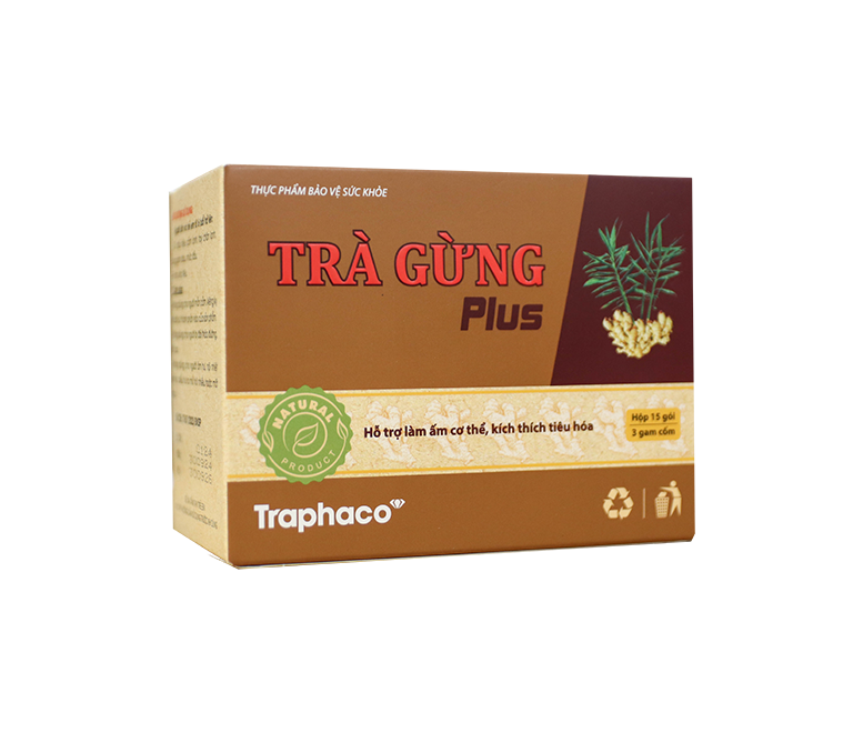 Thực phẩm BVSK Trà gừng Plus